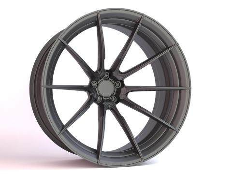 AL13 D010 Monoblock Wheel 3D Model