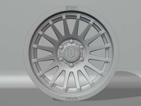 Icon Alloy Recon Wheel 3D Model