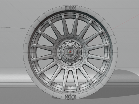 Icon Alloy Recon Wheel 3D Model