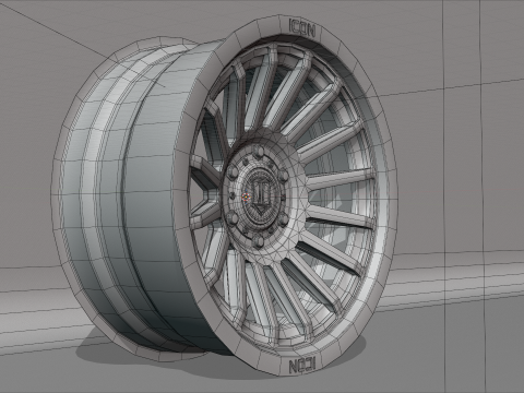 Icon Alloy Recon Wheel 3D Model