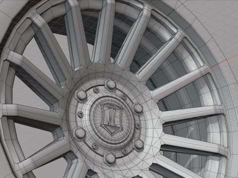 Icon Alloy Recon Wheel 3D Model