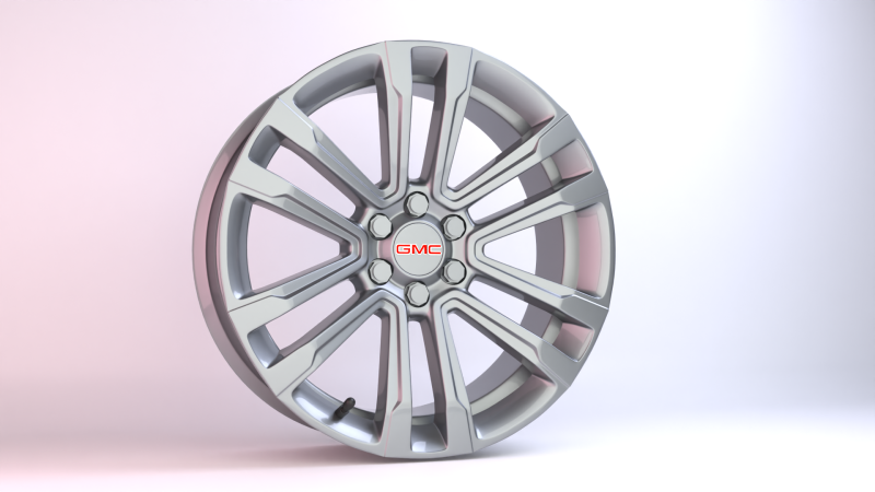 GMC FR72 Wheels 3D Model .c4d .max .obj .3ds .fbx .stl .blend 