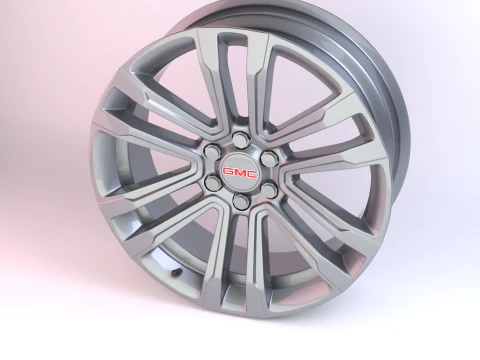GMC FR72 Wheels 3D Model