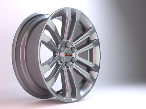 GMC FR72 Wheels 3D Model