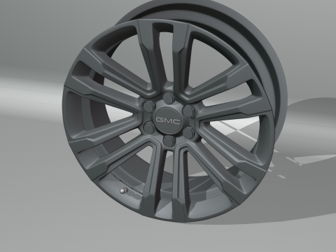 GMC FR72 Wheels 3D Model