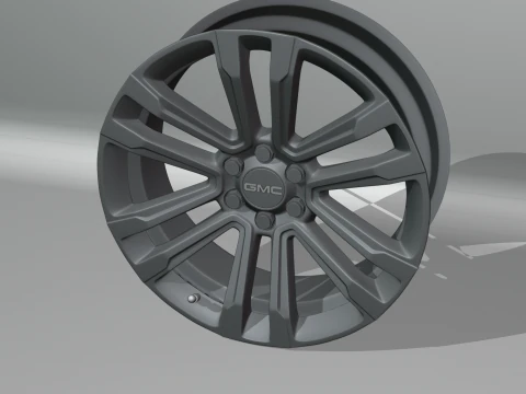 GMC FR72 Wheels 3D Model