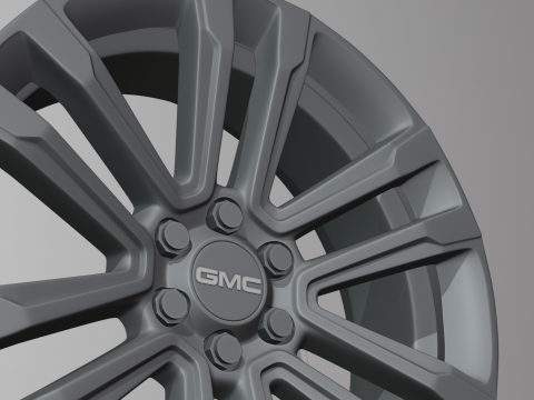 GMC FR72 Wheels 3D Model