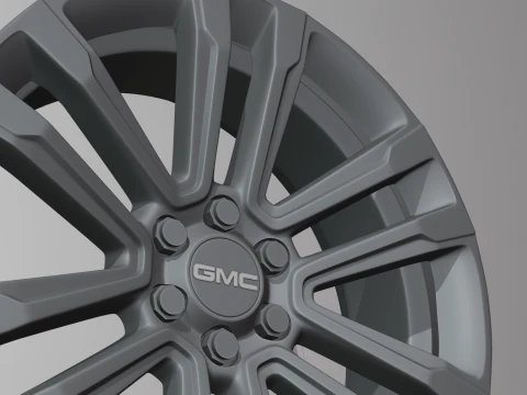 GMC FR72 Wheels 3D Model