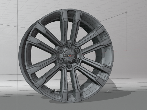 GMC FR72 Wheels 3D Model