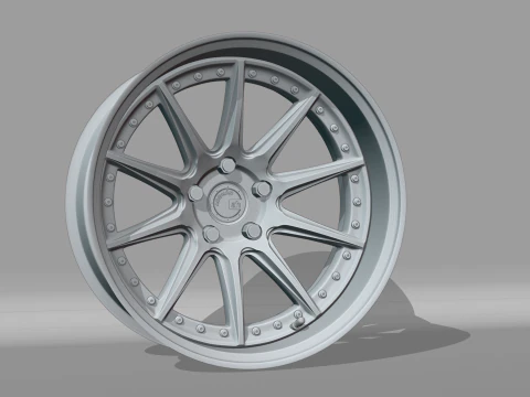 Aodhan DS-07 Wheels 3D Model