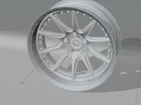 Aodhan DS-07 Wheels 3D Model
