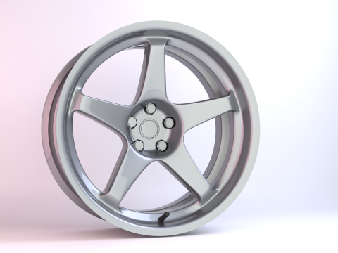 Le Mans-wielen 3D Model