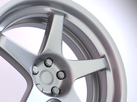 Le Mans Wheels 3D Model