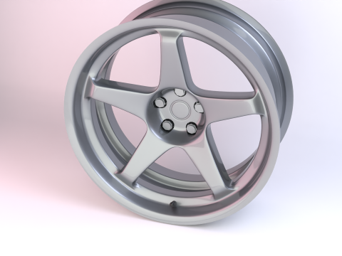 Le Mans Wheels 3D Model