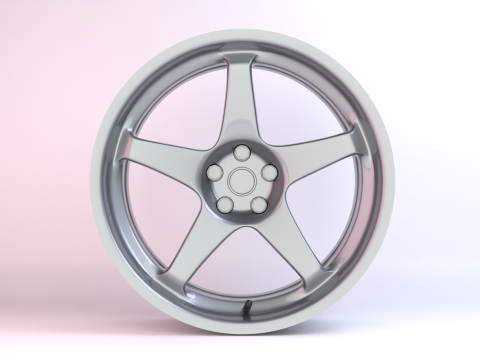 Le Mans Wheels 3D Model