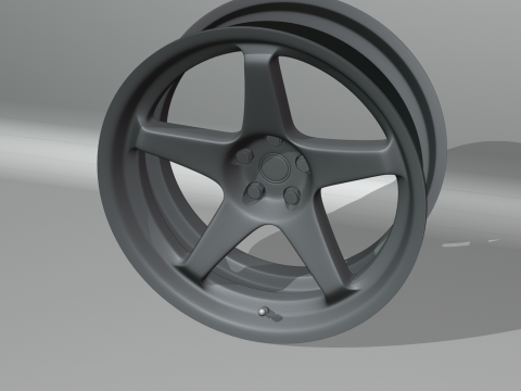Le Mans Wheels 3D Model