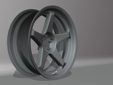 Le Mans Wheels 3D Model