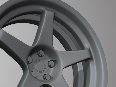 Le Mans Wheels 3D Model