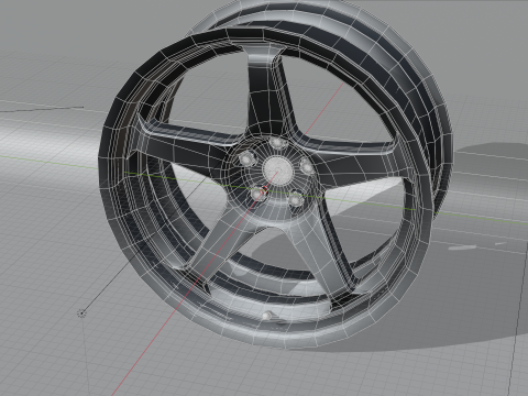 Le Mans Wheels 3D Model