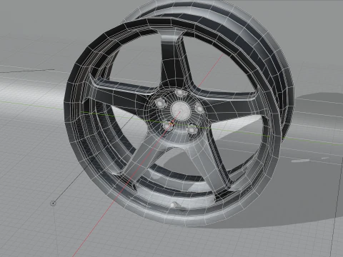 Le Mans Wheels 3D Model