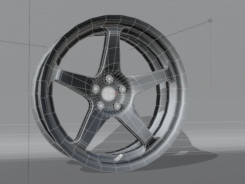 Le Mans Wheels 3D Model