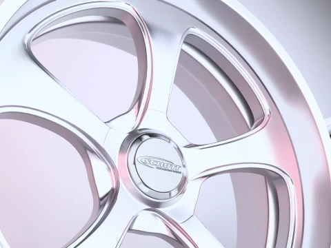 쇼트 아메리카나 투 휠 3D 모델