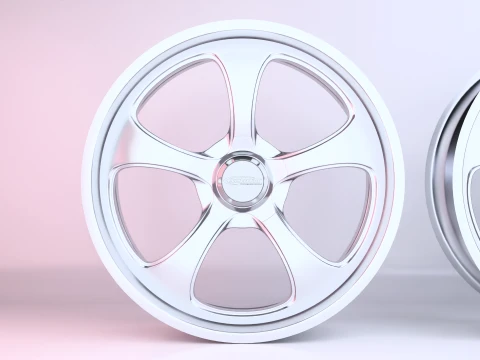 쇼트 아메리카나 투 휠 3D 모델