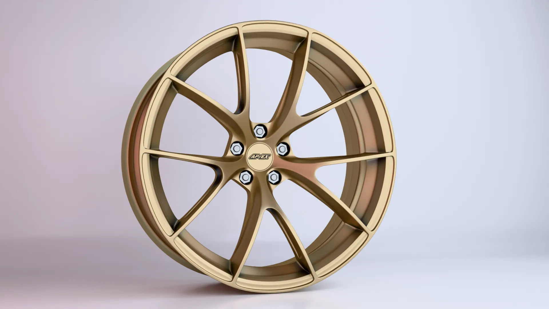 Apex VS-5RS wheels 3D Model .c4d .max .obj .3ds .fbx .stl .blend 
