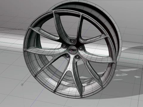 Apex VS-5RS wheels 3D Model