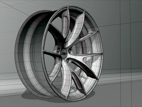 Apex VS-5RS wheels 3D Model