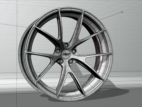 Apex VS-5RS wheels 3D Model