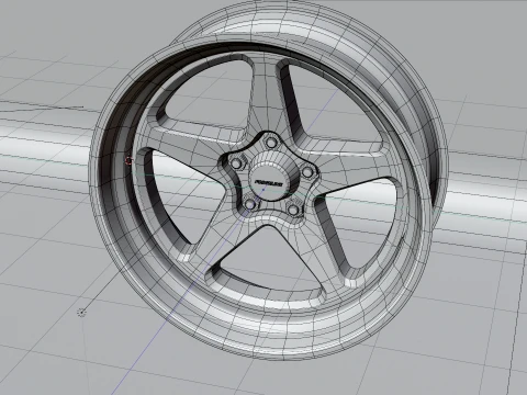 Forgeline FF3C Wheels 3D Model