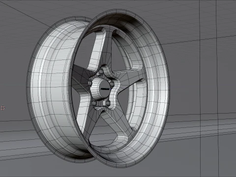 Forgeline FF3C Wheels 3D Model