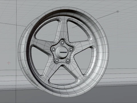 Forgeline FF3C Wheels 3D Model