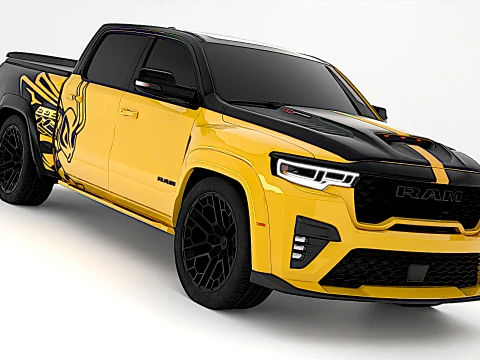Dodge Ram Rumble Bee 2027 3D Model