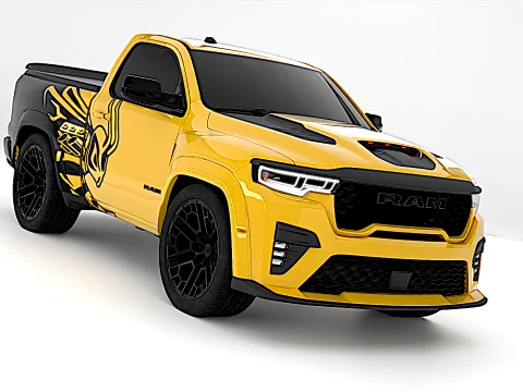 Dodge Ram Rumble Bee 2 Doors 2027 3D Model