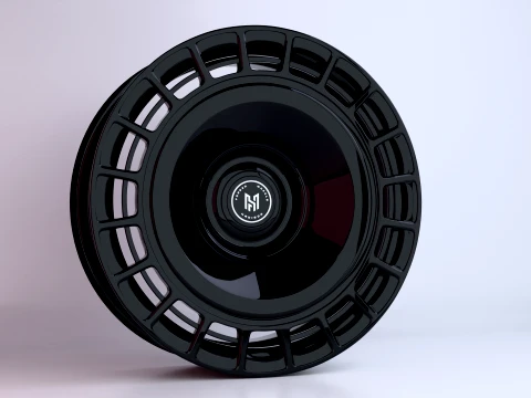 Hadison HD1236 Wheels 3D Model