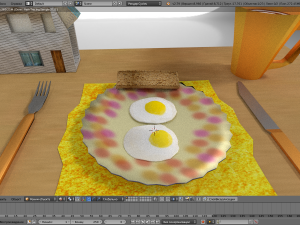 breakfast 3D 모델