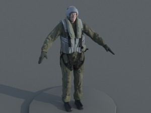 pilot Modello 3D