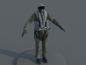 pilot Modello 3D