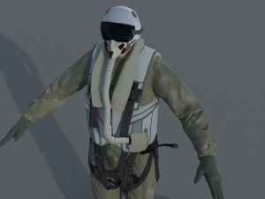 pilot Modello 3D
