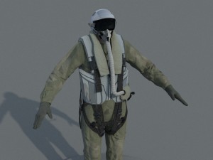 pilot Modello 3D