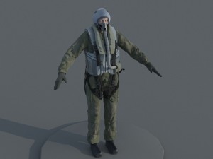 pilot Modello 3D