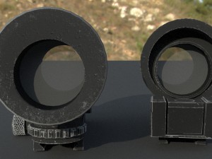 elcan m145 3D 모델