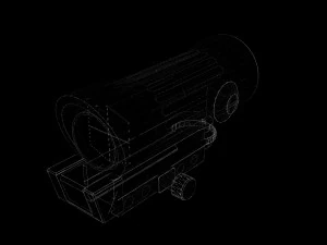 elcan m145 3D Model