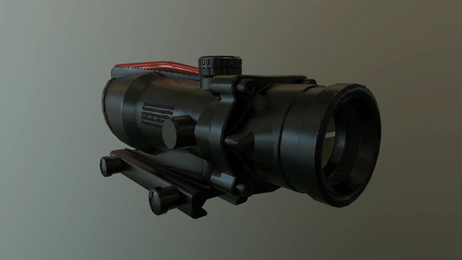 acog 3D Model .c4d .max .obj .3ds .fbx .stl .blend 