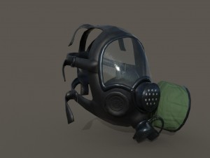 gas mask 3D मॉडल