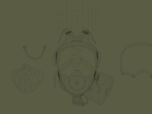 gas mask 3D Модель