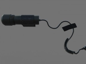 tactical flashlight Modèle 3D