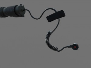 tactical flashlight Modèle 3D